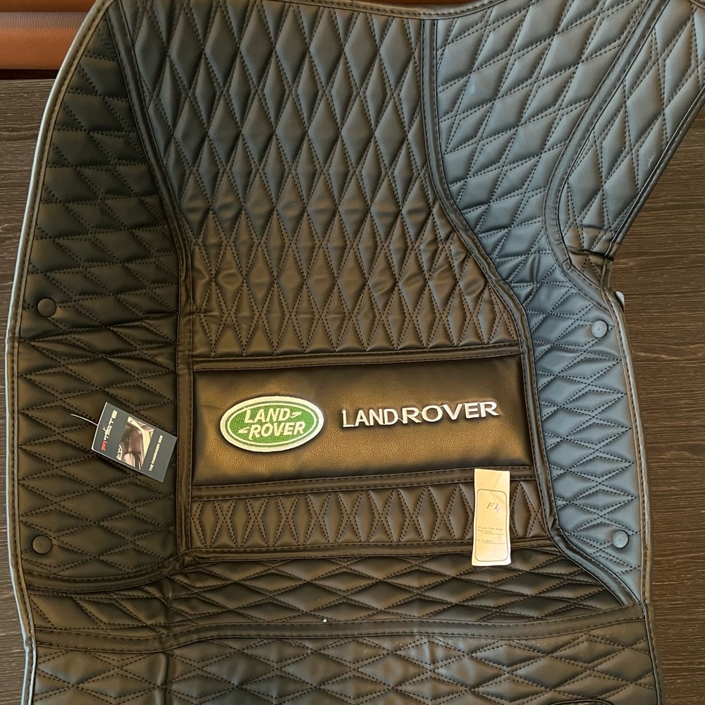 Luxury Black Diamond Land Rover Car Floor Mats